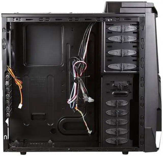 Alt view image 5 of 9 - LOGISYS Computer CS1200BK  ATX Mid Tower Optimus All Black Gaming Case