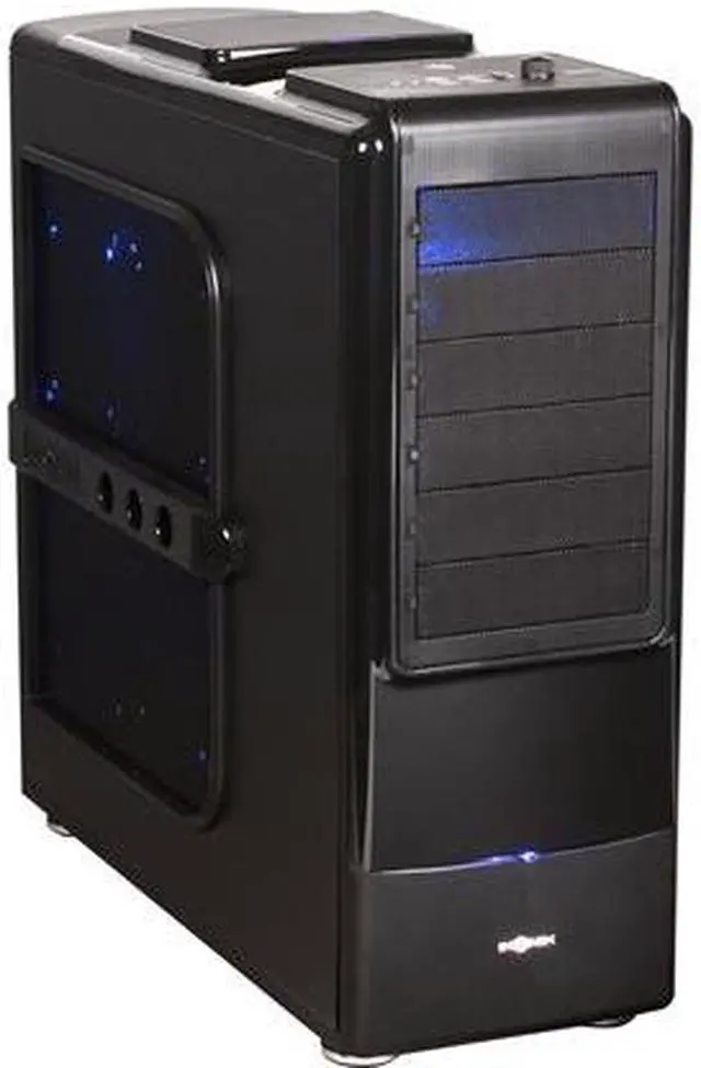 Main image of LOGISYS Computer CS8009BK Black  ATX Full Tower Extreme Automobile Technology Water Cooling Serve / Gaming Case