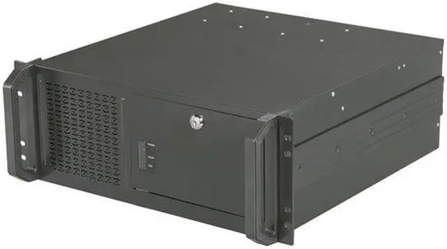 Main image of Logisys CS4801BK Black 4U Rackmount Server Case 3 External 5.25" Drive Bays