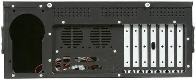 Alt view image 4 of 7 - Logisys CS4801BK Black 4U Rackmount Server Case 3 External 5.25" Drive Bays