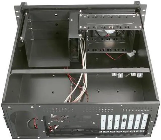 Alt view image 5 of 7 - Logisys CS4801BK Black 4U Rackmount Server Case 3 External 5.25" Drive Bays