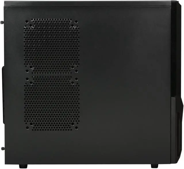 Alt view image 4 of 10 - LOGISYS Computer CS1202BK Black ABS + Mesh bezel , SECC 0.6mm ATX Mid Tower Computer Case