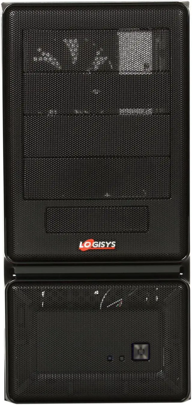 Alt view image 2 of 10 - LOGISYS Computer CS2008XBK Black ABS + Mesh bezel, SECC 0.6mm ATX Mid Tower Computer Case