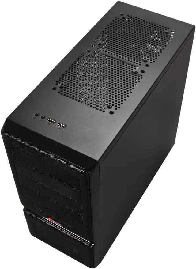 Alt view image 8 of 10 - LOGISYS Computer CS2008XBK Black ABS + Mesh bezel, SECC 0.6mm ATX Mid Tower Computer Case