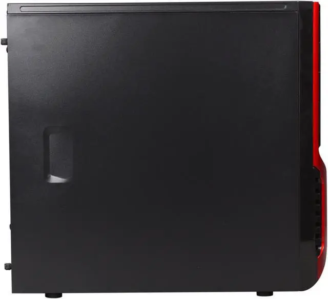 Alt view image 4 of 6 - LOGISYS Computer CS368RB Red & Black Steel ATX Mid Tower Computer Case 480W Power Supply