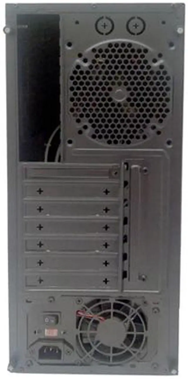 Alt view image 5 of 6 - LOGISYS Computer CS368RB Red & Black Steel ATX Mid Tower Computer Case 480W Power Supply