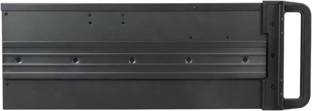 Alt view image 3 of 7 - Logisys CS4801H Black 1.2MM Steel 4U Rackmount Industrial Server Case 2 External 5.25" Drive Bays