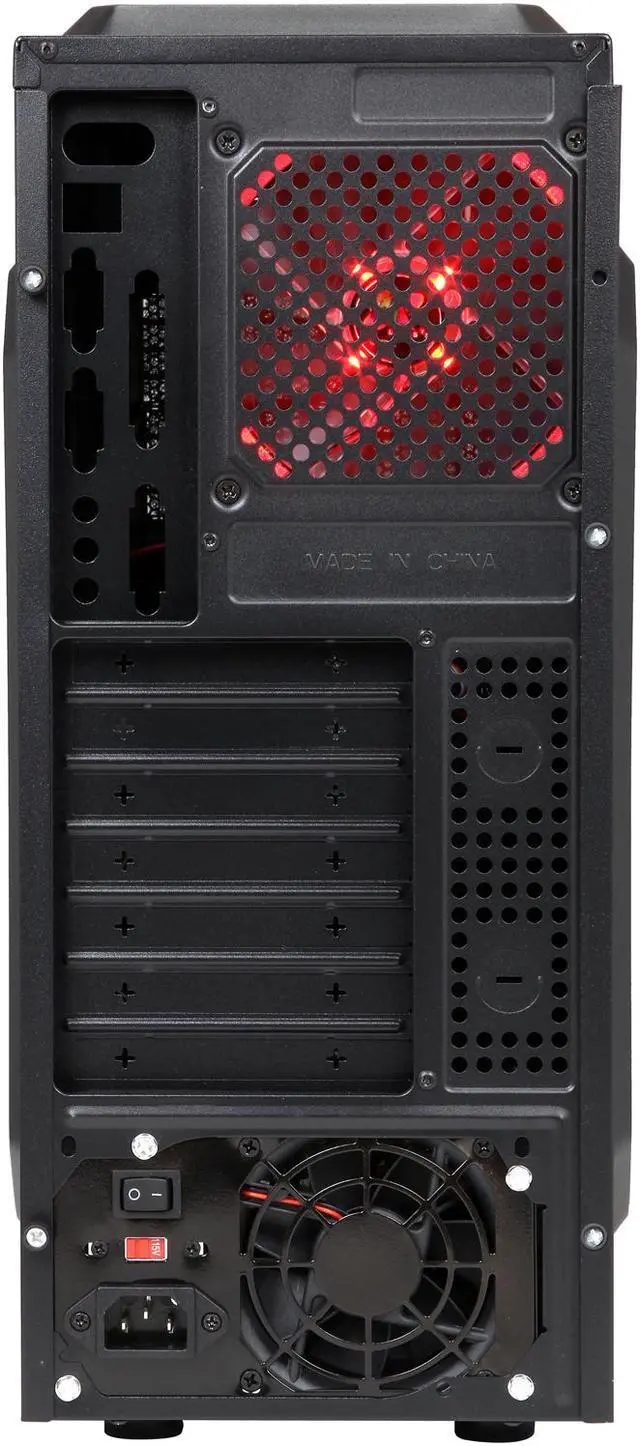 Alt view image 8 of 9 - LOGISYS Computer CS369BK ATX Mid Tower Computer Case with 480W Power Pupply