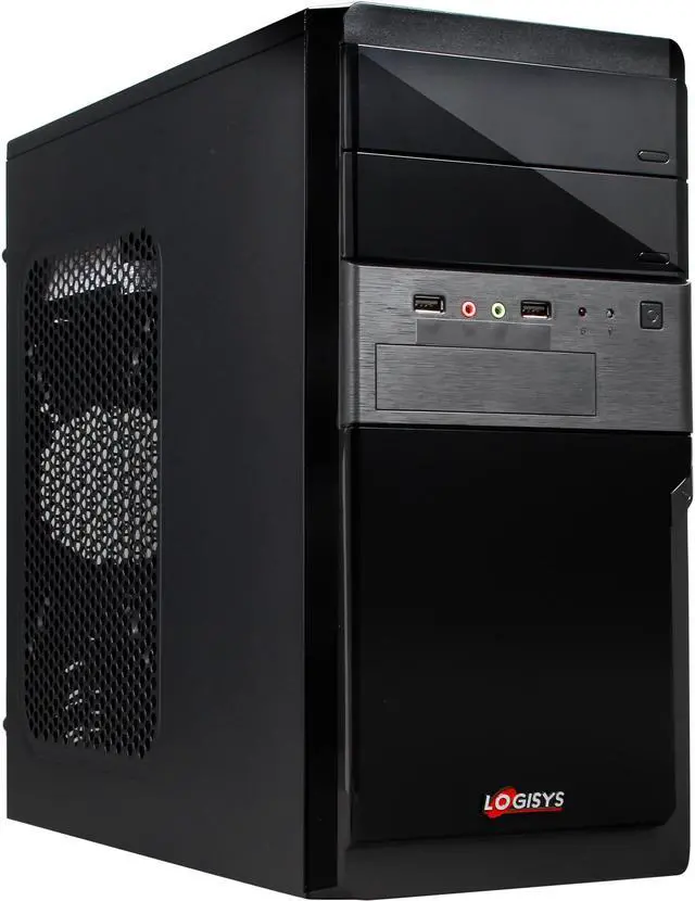 Main image of LOGISYS Computer CS136BK Micro ATX Computer Case with 480W Power Supply