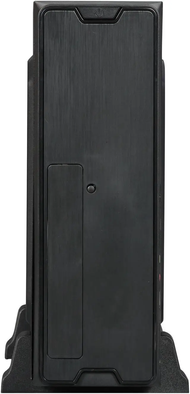 Alt view image 2 of 9 - LOGISYS Computer CS6801BK Black Aluminum Mini-ITX Tower Computer Case 350W Power Supply