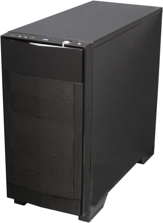 Alt view image 3 of 9 - LOGISYS Computer CS706BK Black SECC mATX Mid Tower/Micro ATX Mid Tower Computer Case 480W Power Supply