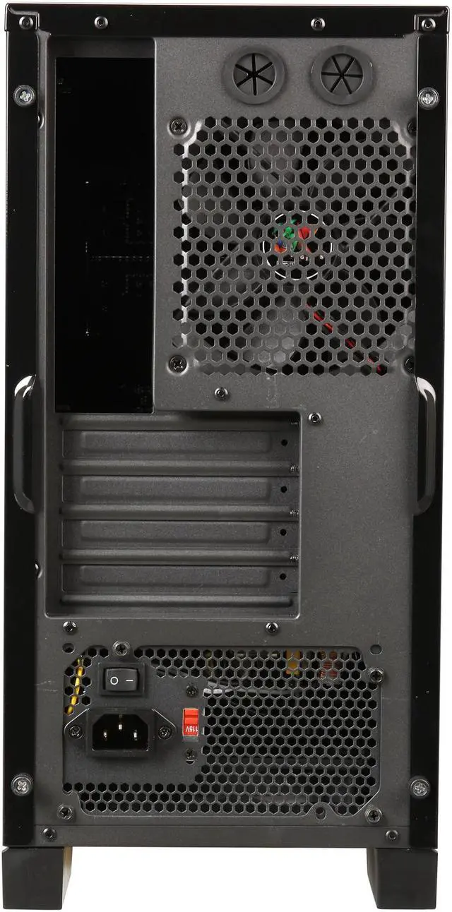 Alt view image 8 of 9 - LOGISYS Computer CS706BK Black SECC mATX Mid Tower/Micro ATX Mid Tower Computer Case 480W Power Supply