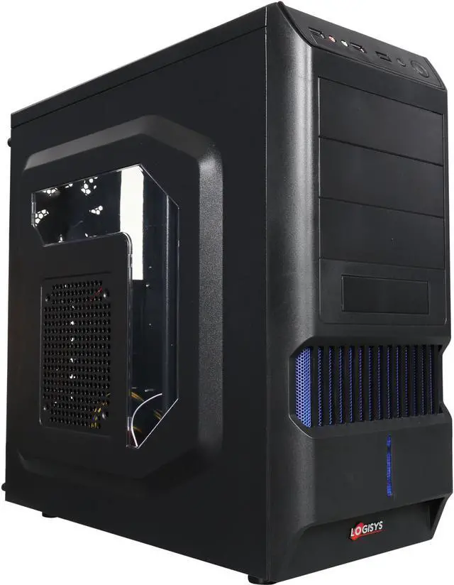 Main image of LOGISYS Computer CS370BK Black Computer Case 480W Power Supply