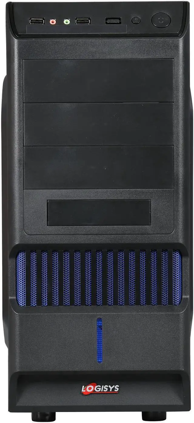 Alt view image 2 of 9 - LOGISYS Computer CS370BK Black Computer Case 480W Power Supply