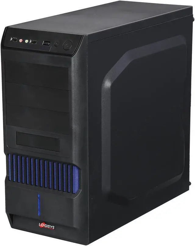 Alt view image 3 of 9 - LOGISYS Computer CS370BK Black Computer Case 480W Power Supply