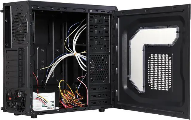 Alt view image 5 of 9 - LOGISYS Computer CS370BK Black Computer Case 480W Power Supply