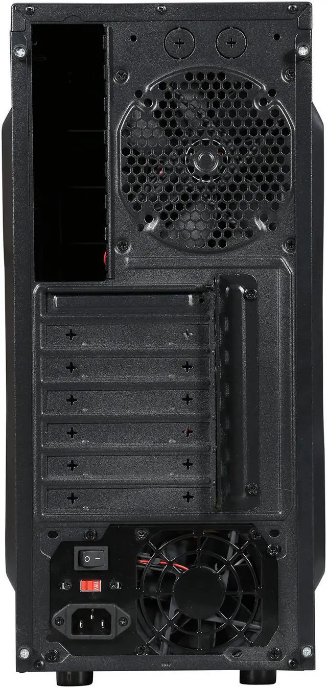 Alt view image 8 of 9 - LOGISYS Computer CS370BK Black Computer Case 480W Power Supply