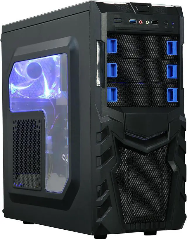 Main image of LOGISYS Computer CS380BL ATX Mid Tower Computer Case