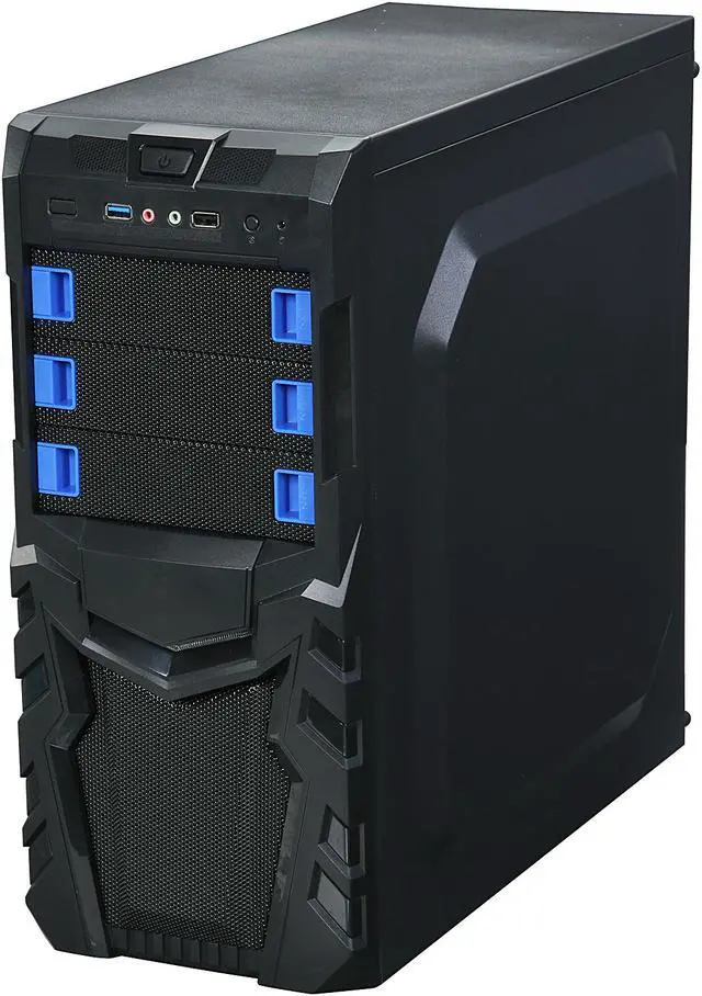 Alt view image 3 of 9 - LOGISYS Computer CS380BL ATX Mid Tower Computer Case