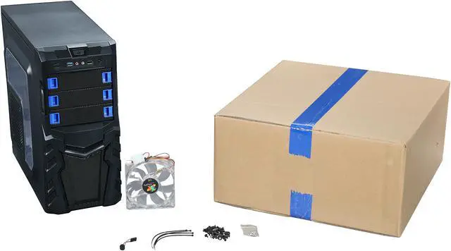 Alt view image 9 of 9 - LOGISYS Computer CS380BL ATX Mid Tower Computer Case