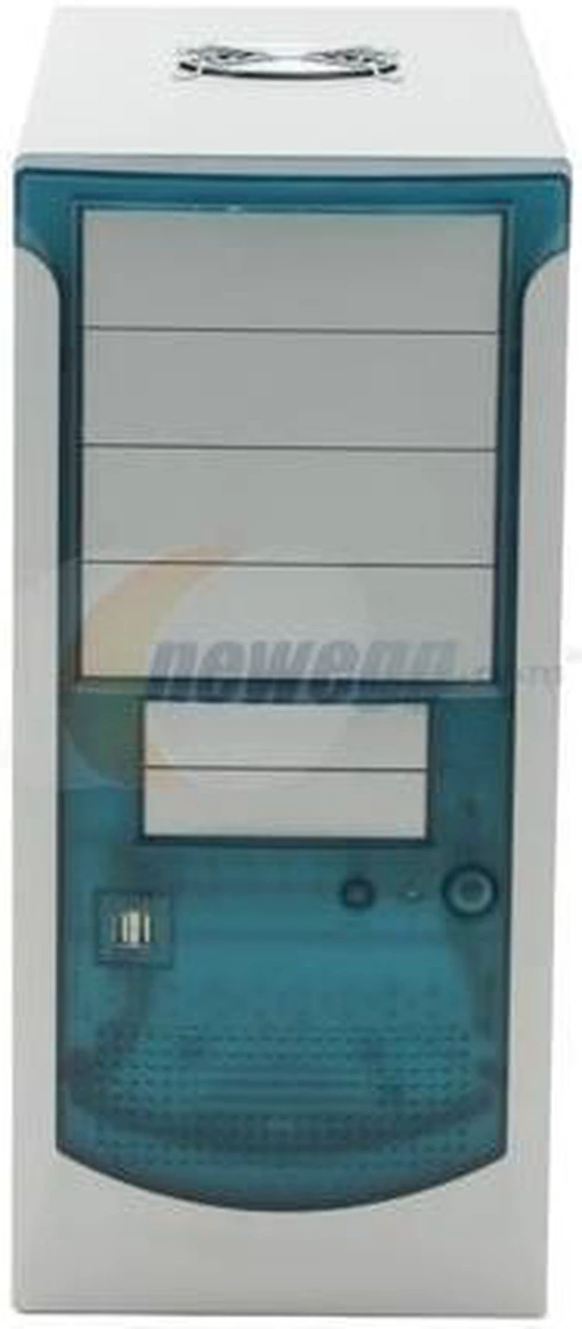 MAXTOP Signature 147KG2F-USB BLUE300 White/Translucent Blue Computer ...