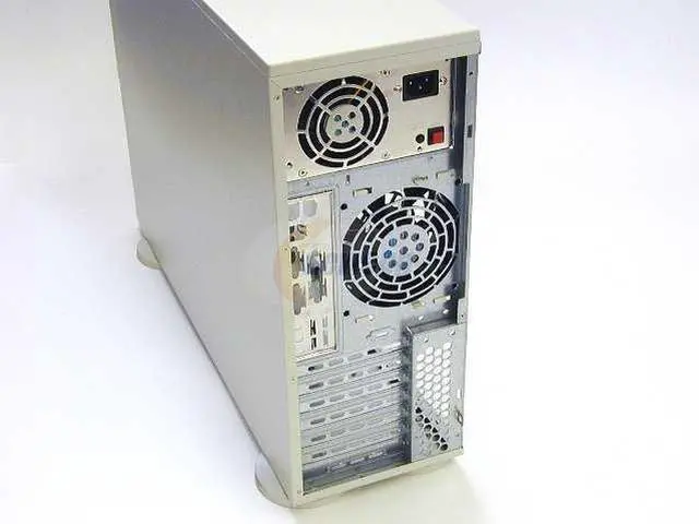 Alt view image 4 of 4 - SUPERMICRO SC742i-420 Beige 4U Rackmount Rackmount Case 420W Redundant Cooling AC power supply w/ PFC 3 External 5.25" Drive Bays