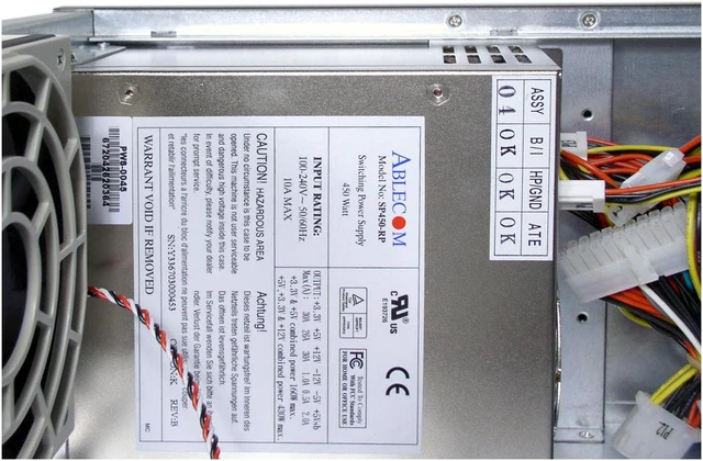 Open Box: SUPERMICRO SC733I-450B Black Pedestal Mid-Tower & Workstation ...