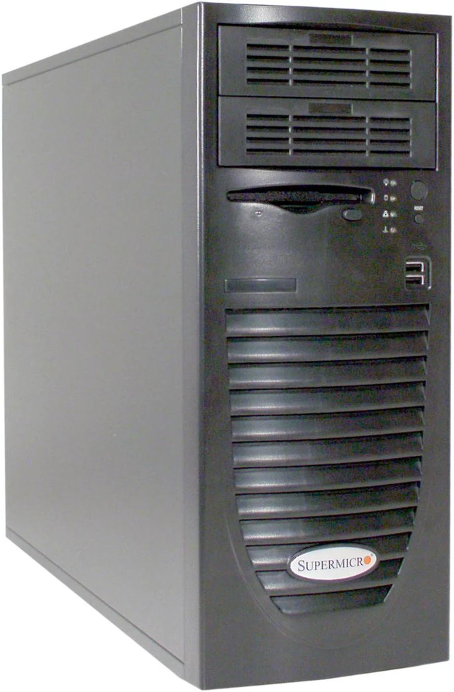 Open Box: SUPERMICRO SC733I-450B Black Pedestal Mid-Tower & Workstation ...
