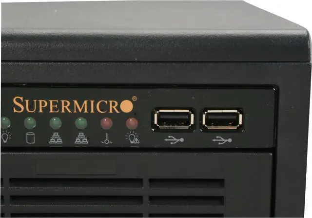 Alt view image 5 of 14 - SUPERMICRO CSE-743T-650B Black 4U Case 650W 2x 5.25" Peripheral Drive Bay 1x 5.25" Bay For Floppy Drive External 5.25" Drive Bays