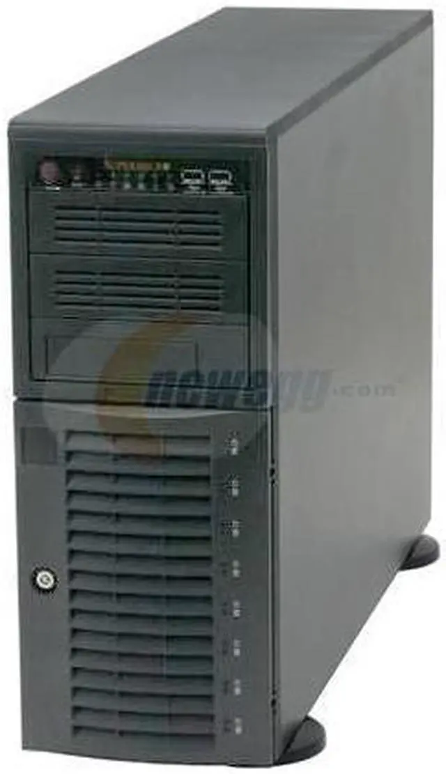 Alt view image 2 of 13 - SUPERMICRO CSE-743i-650B Black 4U Rackmount Server Chassis w/ 650W Power Supply 2 External 5.25" Drive Bays