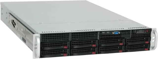 Main image of SUPERMICRO CSE-825TQ-560LPB Black 2U Rackmount Server Case 560W Power Supply w/ PFC