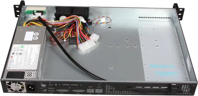 Alt view image 5 of 7 - SUPERMICRO SuperChassis CSE-510-200B Black 1U Rackmount Server Case 200W
