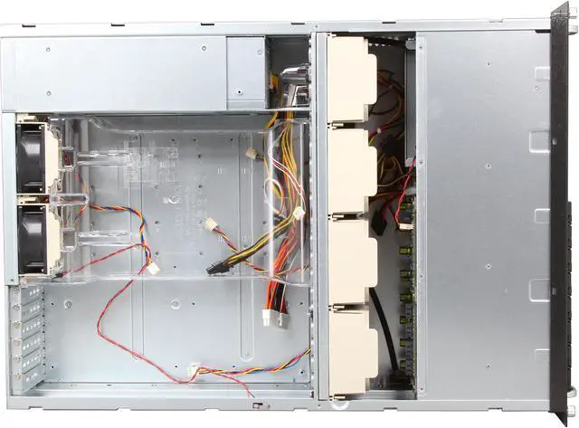 Alt view image 6 of 8 - SUPERMICRO SuperChassis CSE-833T-650B Black 3U Rackmount Server Case 650W 2 External 5.25" Drive Bays