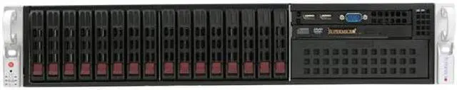 Alt view image 2 of 12 - SUPERMICRO CSE-213A-R900LPB Black 2U Rackmount Server Case 900W (1 + 1) Redundant AC to DC power supply w/ PFC 1 External 5.25" Drive Bays