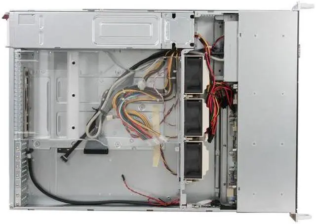 Alt view image 8 of 12 - SUPERMICRO CSE-213A-R900LPB Black 2U Rackmount Server Case 900W (1 + 1) Redundant AC to DC power supply w/ PFC 1 External 5.25" Drive Bays