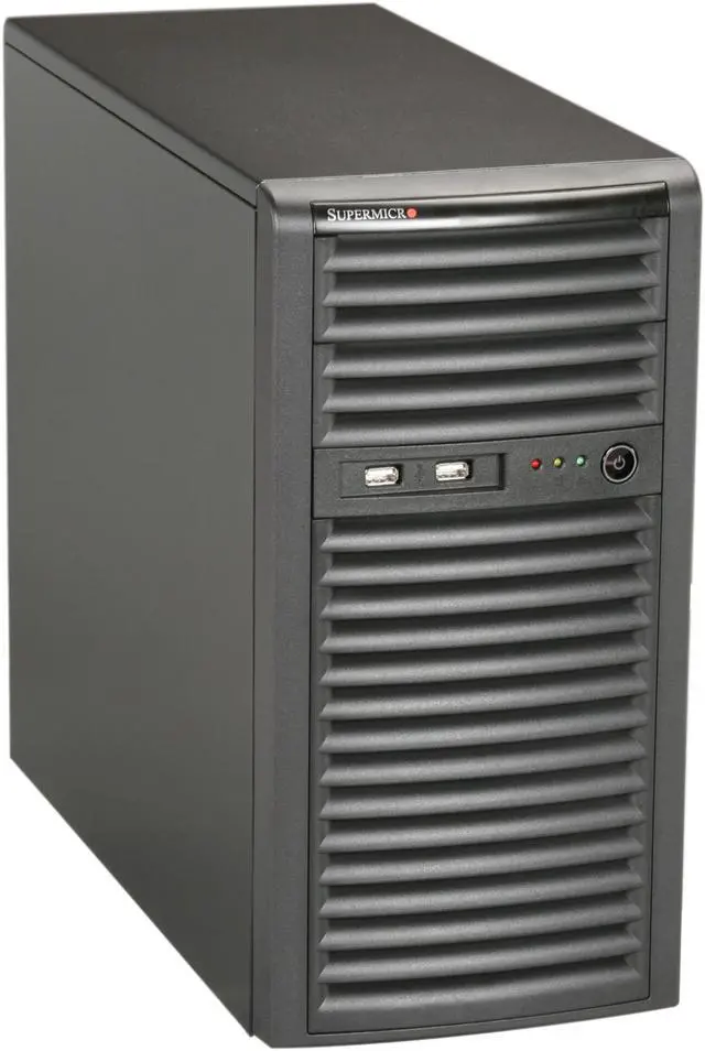 Main image of SUPERMICRO CSE-731i-300B Black Mini-Tower Server Case