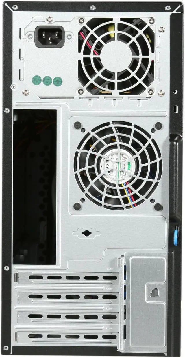 Alt view image 8 of 9 - SUPERMICRO CSE-731i-300B Black Mini-Tower Server Case