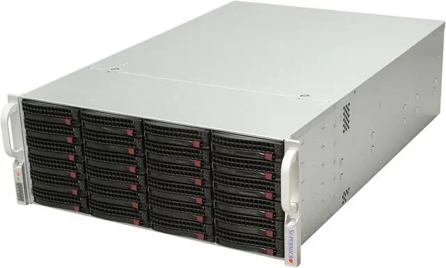 Main image of SUPERMICRO SuperChassis CSE-846TQ-R900B Black 4U Rackmount Server Case 900W Redundant