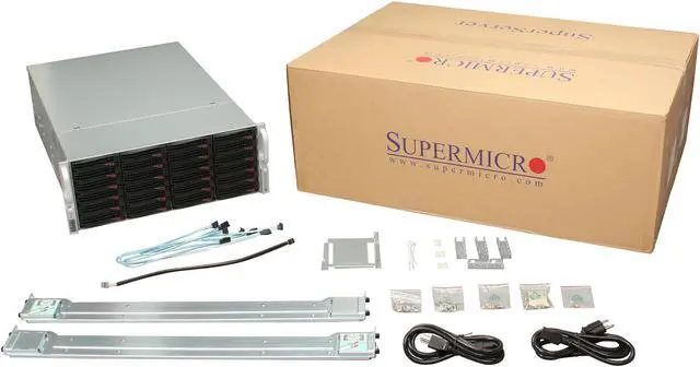 Alt view image 7 of 7 - SUPERMICRO SuperChassis CSE-846TQ-R900B Black 4U Rackmount Server Case 900W Redundant