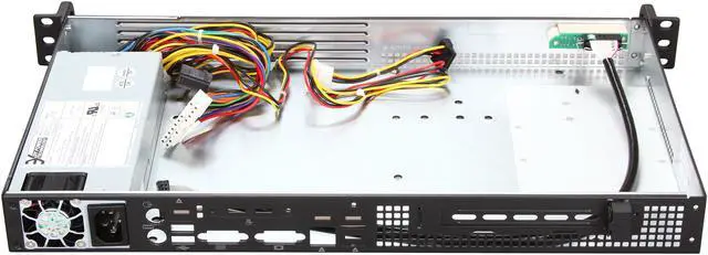 Alt view image 5 of 7 - SUPERMICRO CSE-502L-200B Black 1U Rackmount Mini Server Chassis 200W