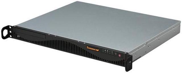 SUPERMICRO SuperChassis CSE-512F-350B Black 1U Rackmount Server Chassis 350W