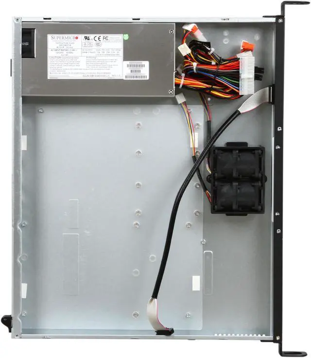 Alt view image 6 of 7 - SUPERMICRO SuperChassis CSE-512F-350B Black 1U Rackmount Server Chassis 350W