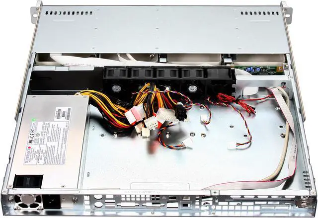 Alt view image 5 of 8 - SUPERMICRO CSE-813MTQ-350CB Black 1U Rackmount Server Chassis