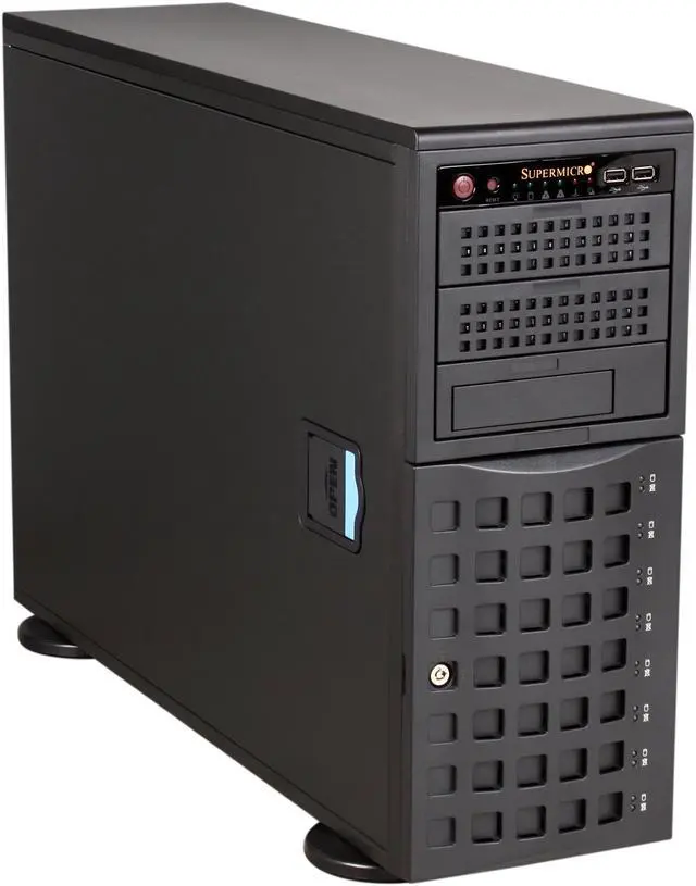 Main image of SUPERMICRO SuperChassis CSE-745TQ-R800B Black 4U Rackmount Server Chassis 800W Redundant