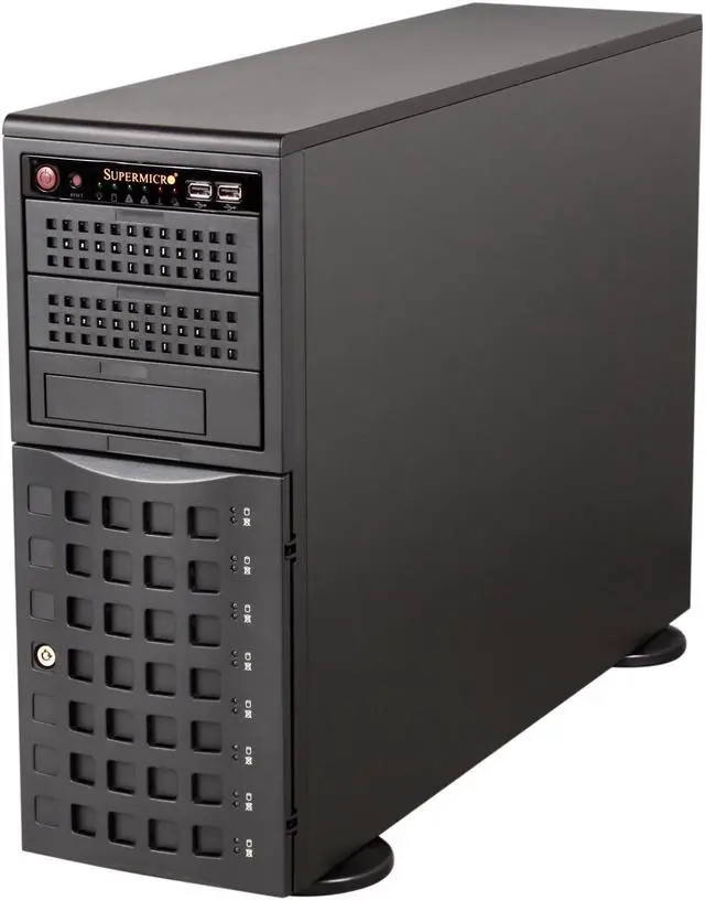 Alt view image 3 of 9 - SUPERMICRO SuperChassis CSE-745TQ-R800B Black 4U Rackmount Server Chassis 800W Redundant