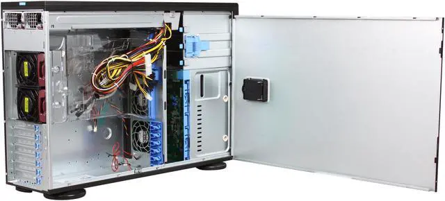Alt view image 5 of 9 - SUPERMICRO SuperChassis CSE-745TQ-R800B Black 4U Rackmount Server Chassis 800W Redundant