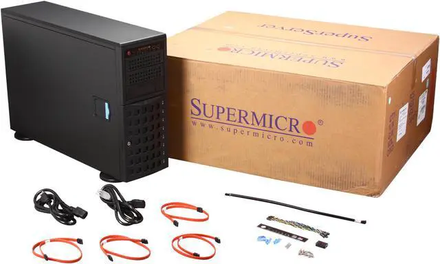 Alt view image 9 of 9 - SUPERMICRO SuperChassis CSE-745TQ-R800B Black 4U Rackmount Server Chassis 800W Redundant