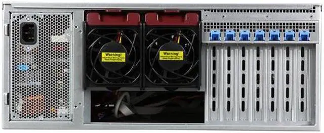 Alt view image 4 of 7 - SUPERMICRO CSE-842TQ-865B Black 4U Rackmount Server Chassis 865W 3 External 5.25" Drive Bays