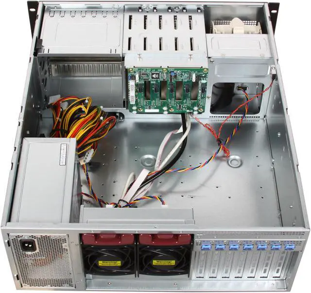 Alt view image 5 of 7 - SUPERMICRO CSE-842TQ-865B Black 4U Rackmount Server Chassis 865W 3 External 5.25" Drive Bays