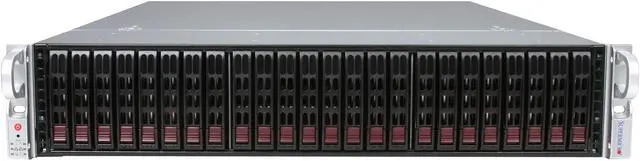 Alt view image 2 of 8 - SUPERMICRO CSE-216E16-R1200LPB Black 2U Rackmount Server Case 1200W Redundant w/ 80 PLUS Gold Certified